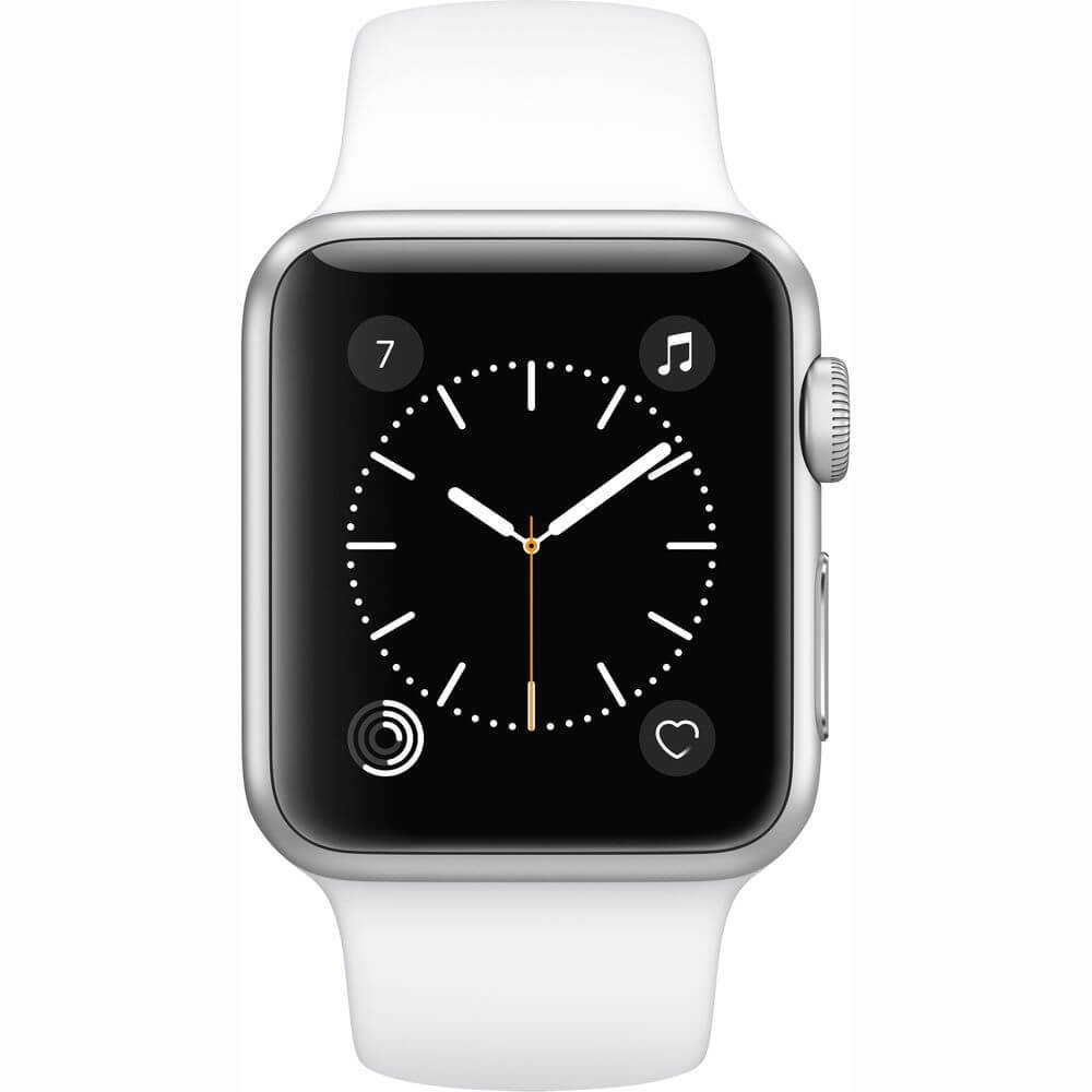 Apple Watch Series 1 38mm Smartwatch (Silver Aluminum Case / White ...