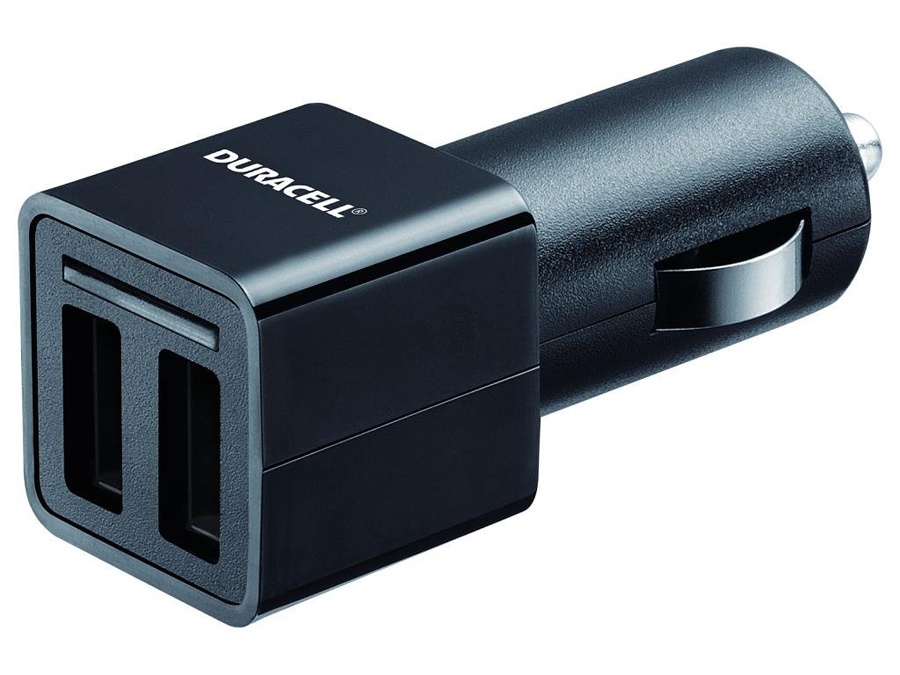 Duracell 2.4A Dual USB Car Charger - Black - BIG nano - Best Shopping ...