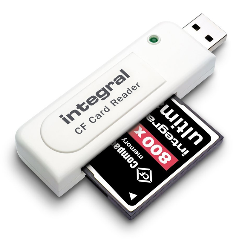 Integral Single Slot USB Compact Flash Card Reader BIG nano Best