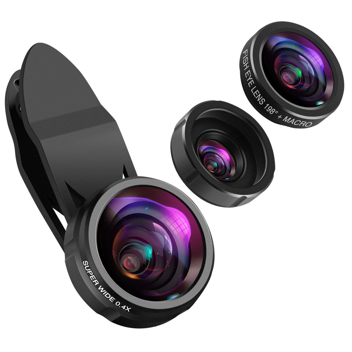 KeeKit Phone Camera Kit, 4 in 1 Lens for iPhone, 12X Telephoto Lens ...