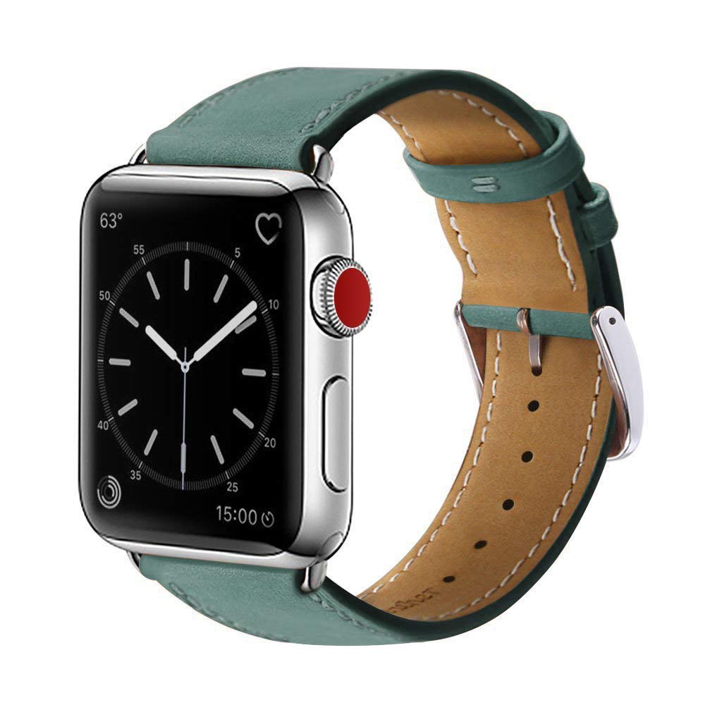 Marge Plus Compatible Apple Watch Band 42mm 44mm, Genuine Leather ...