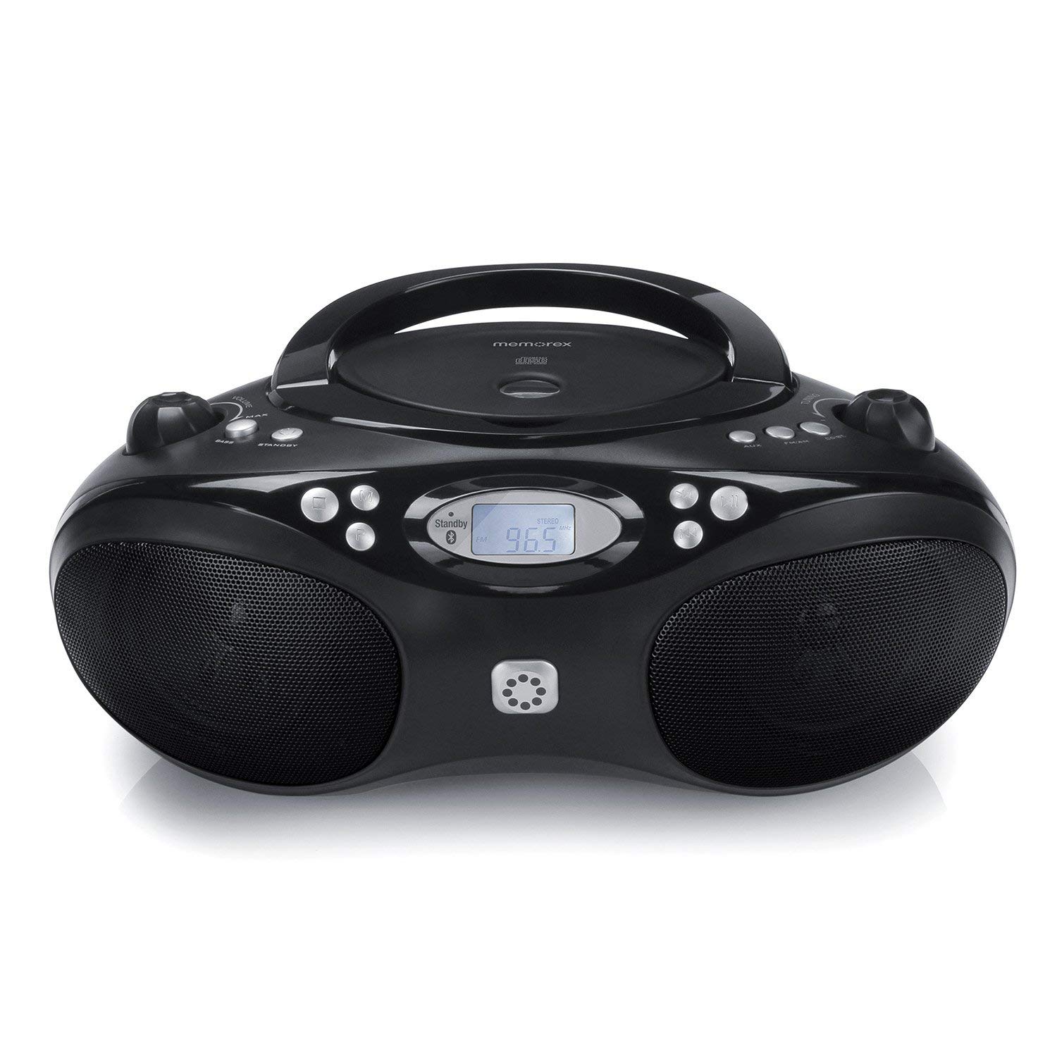 Memorex Bluetooth CD/MP3 Boombox Flexbeats AM/FM Tuner With Digital ...