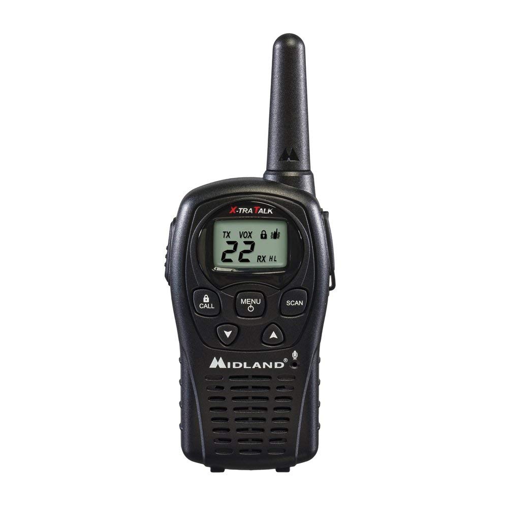 Midland - LXT500VP3, 22 Channel FRS Two-Way Radio With Channel Scan ...