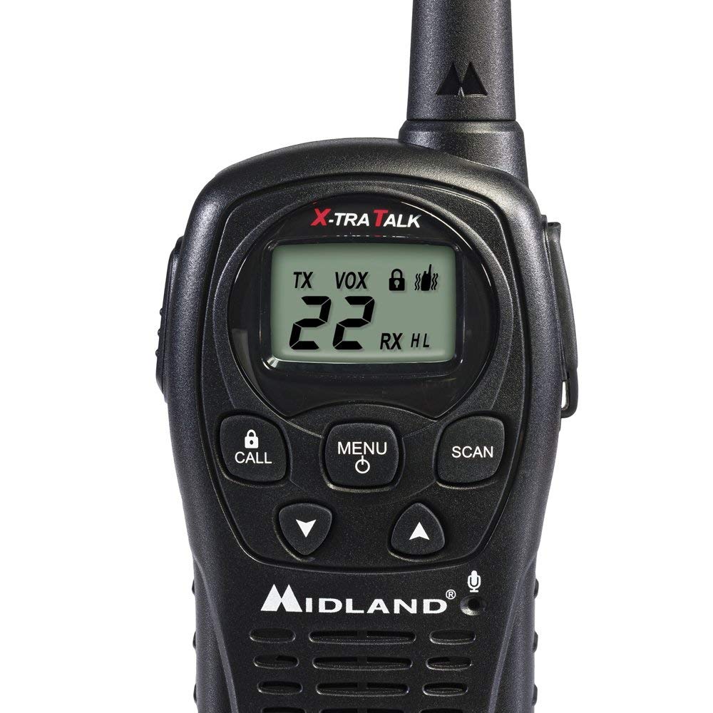 Midland - LXT500VP3, 22 Channel FRS Two-Way Radio with Channel Scan