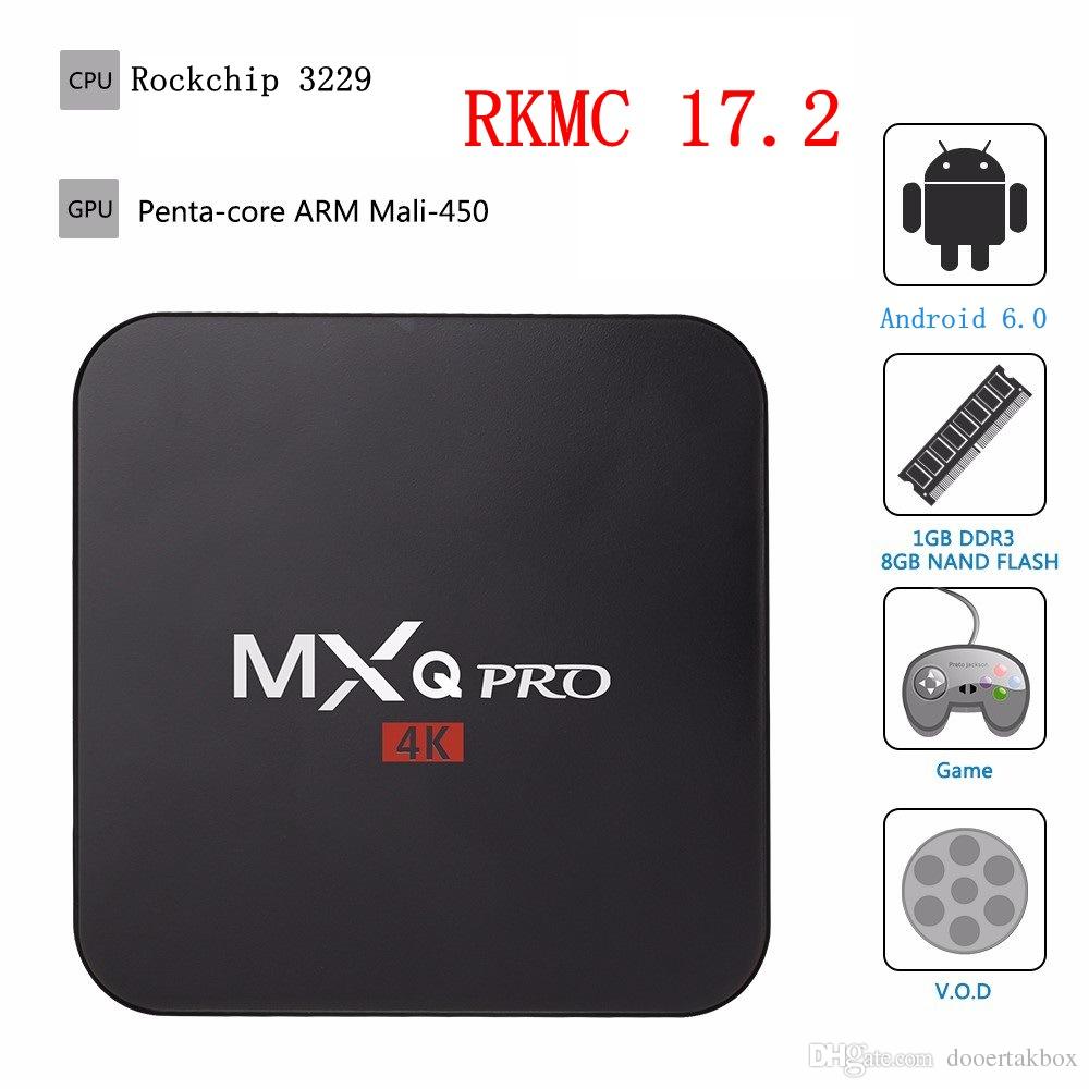 Mxq Pro TV Box Smart Android 7.1 RK3229 Quad Core 1GB 8GB EMMC Flash ...