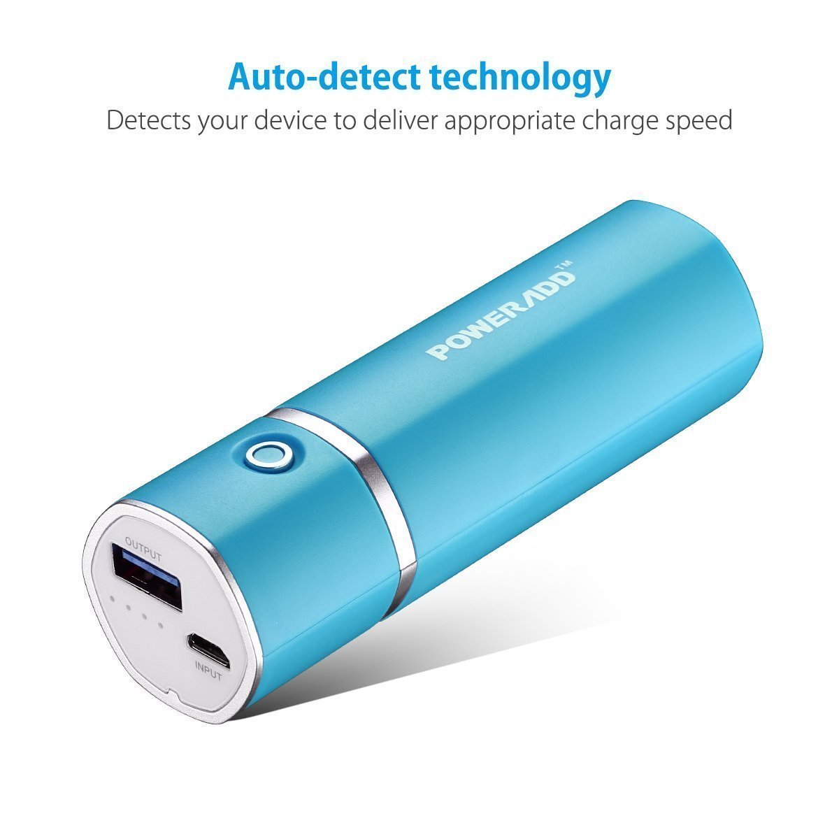 Poweradd Slim 2 5000mah Ultra Compact Portable Power Bank External Battery Pack With Id Identify 