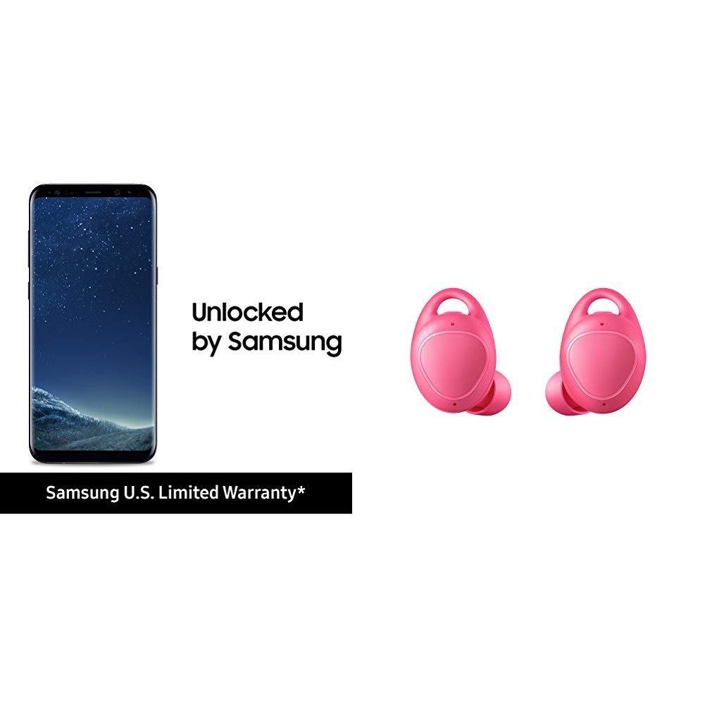 Samsung Galaxy S8+ and Gear IconX Bundle - Pink - BIG nano - Best ...