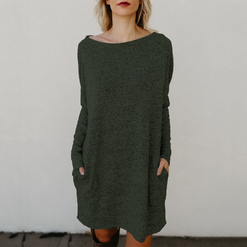 loose knit sweater dress