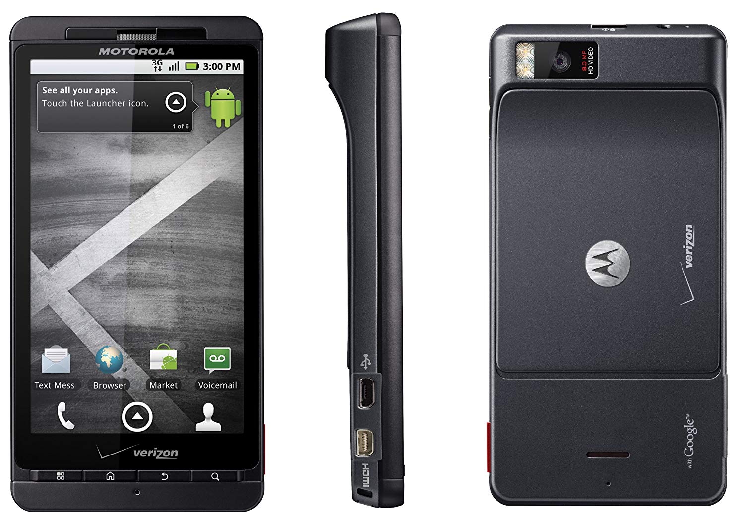 Verizon Motorola Droid X WiFi 3G Camera Android Smartphone Cell Phone