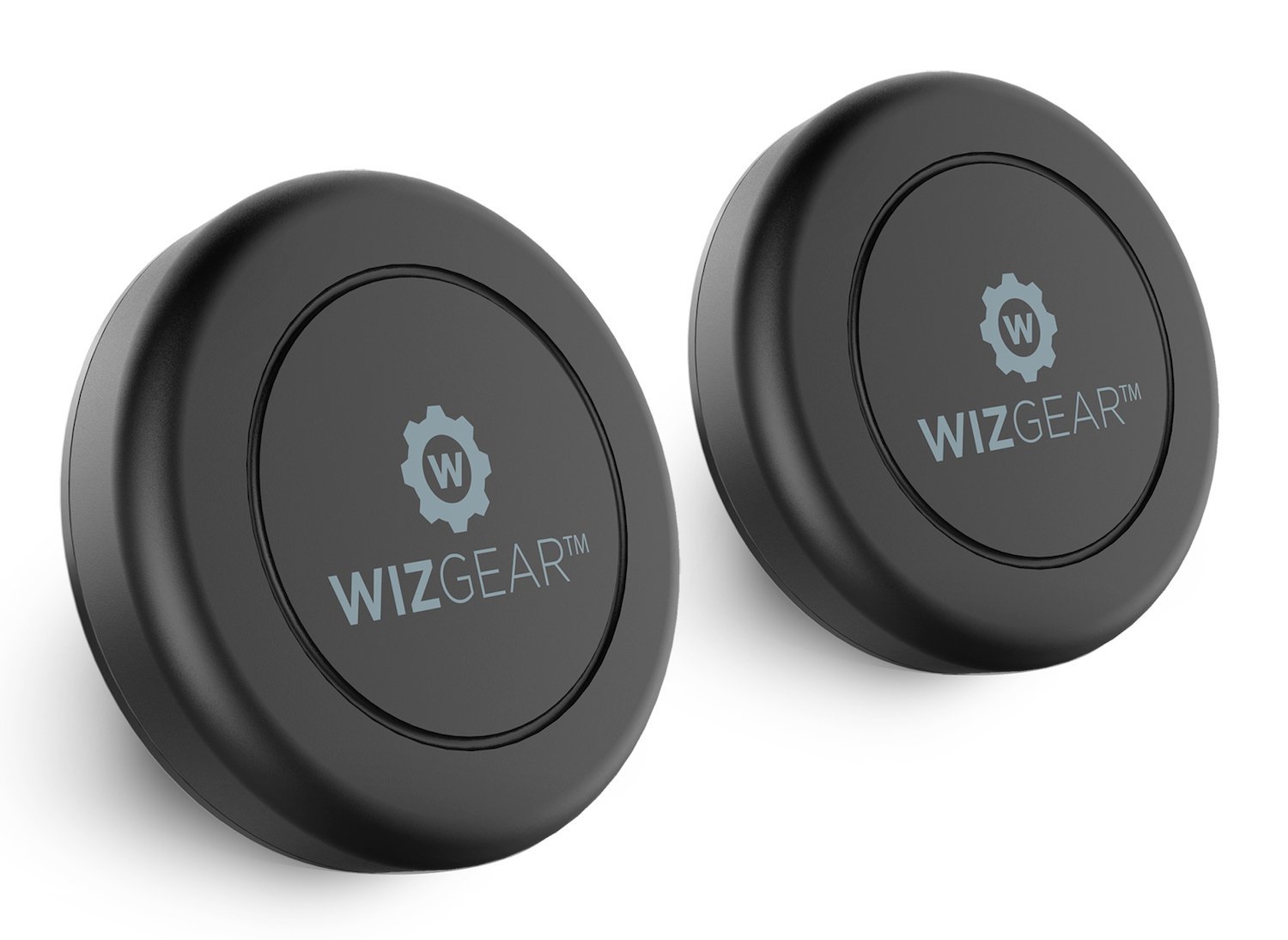 WizGear Universal Flat Stick On (2 Pack) Dashboard Magnetic Car Mount ...