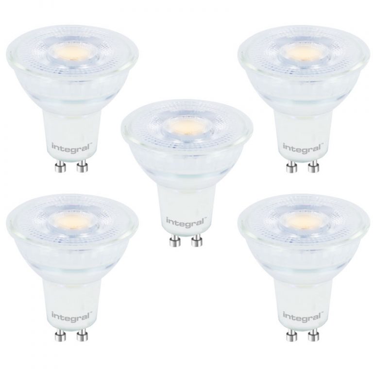 Integral Gu10 Led Glass Bulb Par16 5 6w 56w 6500k Cool Daylight